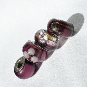 Rhona Sutton Four Charms Set - Purple